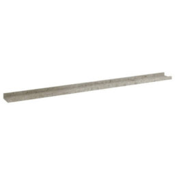 Berkfield Wall Shelves 4 Pcs Concrete Grey 115X9X3 Cm - thumbnail 4