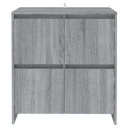 Berkfield Sturdy Sideboard Grey Sonoma 70X41X75 Cm Engineered Wood - thumbnail 3