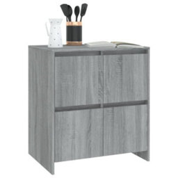 Berkfield Sturdy Sideboard Grey Sonoma 70X41X75 Cm Engineered Wood - thumbnail 7
