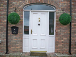 Pair Of Best Artificial 50Cm Green Boxwood Buxus Grass Hanging Basket Topiary Ball - Suitable For Outdoor Use - thumbnail 6