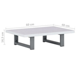 Berkfield Bathroom Wall Shelf For Basin White 60X40X16.3 Cm - thumbnail 8