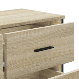 Vidaxl Chest Of Drawers Sonoma Oak 91X35.5X74.5 Cm Engineered Wood - thumbnail 8