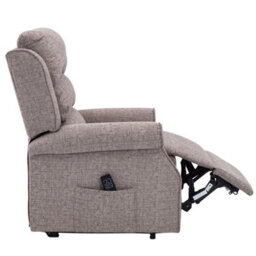 Morris Living The Perth - Dual Motor Riser Recliner Mobility Chair In Lisbon Mocha Fabric - thumbnail 5