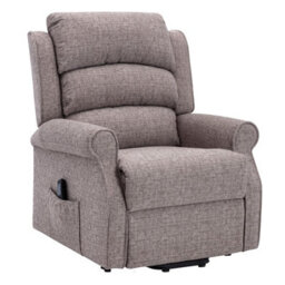 Morris Living The Perth - Dual Motor Riser Recliner Mobility Chair In Lisbon Mocha Fabric - thumbnail 1