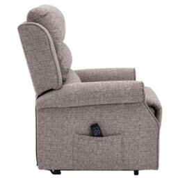 Morris Living The Perth - Dual Motor Riser Recliner Mobility Chair In Lisbon Mocha Fabric - thumbnail 3