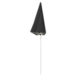Garden Parasol With Steel Pole Sunshade Outdoor Umbrella Anthracite - thumbnail 3