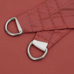 Berkfield Sun Shade Sail Terracotta 2X2X2 M 100% Polyester Oxford - thumbnail 5