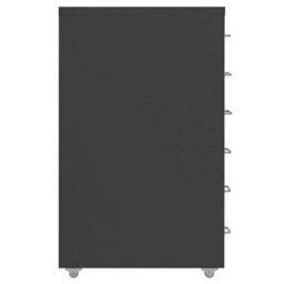 Berkfield Mobile File Cabinet Anthracite 28X41X69 Cm Metal - thumbnail 3