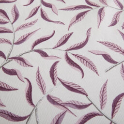 Dreams & Drapes Samira Richly Illustrated Floral Print Plum Duvet Cover Set - thumbnail 6