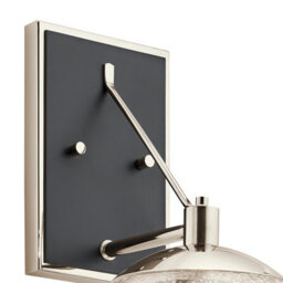Luminosa Lighting Elstead Kichler Marilyn 1 Light Wall Light Polished Nickel - thumbnail 3