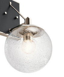 Luminosa Lighting Elstead Kichler Marilyn 1 Light Wall Light Polished Nickel - thumbnail 4