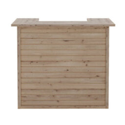 Garden Bar Table Pine Wood Patio Drink Cocktail Stand Outdoor Pub Dining Counter - thumbnail 5