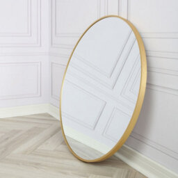 Pandora - Round Wall Mirror - 60X60 Cm (Gold) - thumbnail 3