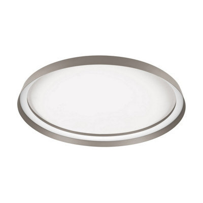Luminosa Lighting Luminosa Ormi 60Cm Flush Ceiling Light Champagne Brown Triac Dimmable Led 48W 3361Lm 2700-3000-4000K Cct - image 1