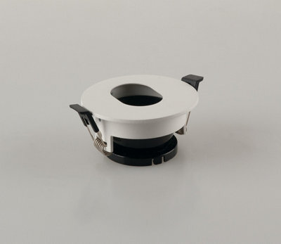 Luminosa Lighting Luminosa Stenos Recessed Light Square Frame (Lampholder Not Included), White,
