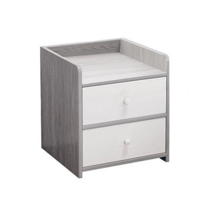 Small Compact Bedside Drawers Cabinet Bedroom Nightstand Storage Table Furniture - image 1
