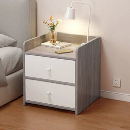 Small Compact Bedside Drawers Cabinet Bedroom Nightstand Storage Table Furniture - thumbnail 4