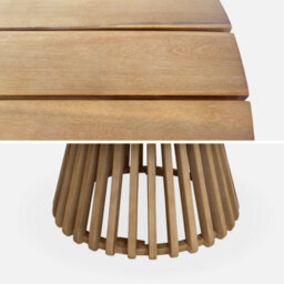80Cm Wooden Coffee Table Indoor/outdoor Natural - Sweeek - thumbnail 6