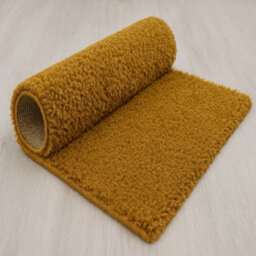 Uetian Soft Gold Shaggy Rug Thick Pile Floor Carpet For Bedroom Living Room Hallway (80 X 150 Cm) - thumbnail 5
