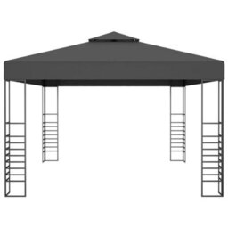 Walplus Gazebo Outdoor Beach Party Festival Camping Tent Canopy Wedding Marquee Awning3X4 M Anthracite - thumbnail 3