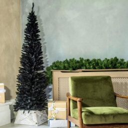 Christmas Tree World The 6Ft/180Cm Black Italian Pencilimo Christmas Tree - thumbnail 3