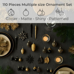 Neo 110Pcs Christmas Tree Ornaments Set - thumbnail 3