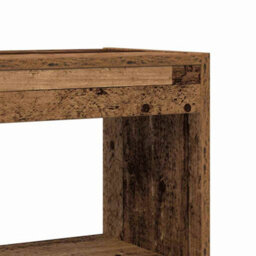 Berkfield Bookcase Old Wood Engineered Wood 100 X 30 X 198 Cm - thumbnail 8