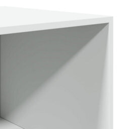 Berkfield Wardrobe White 100X50X200 Cm Engineered Wood - thumbnail 7