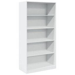 Berkfield Wardrobe White 100X50X200 Cm Engineered Wood - thumbnail 2