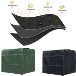 Water Tank Cover, Ibc Cover For 1000L Tank, Dustproof, Uv Resistant, Rainproof, 120X100X116Cm (Green) - thumbnail 8