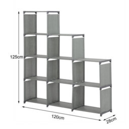 9 Cube Bookcase Storage Shelves - thumbnail 2