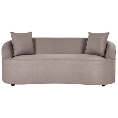 Beliani Modern Sofa Amal Fabric Taupe - image 1