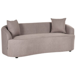 Beliani Modern Sofa Amal Fabric Taupe - thumbnail 4
