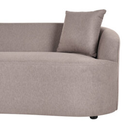 Beliani Modern Sofa Amal Fabric Taupe - thumbnail 6