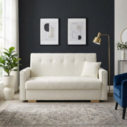 Viva Sonic Iii Sofa Bed For Living Room With Storage Chipboard Frame Polyurethane Foam 153X100X85Cm Cream - thumbnail 2
