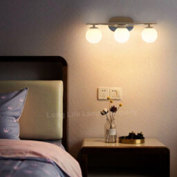 Long Life Lamps Company Modern Indoor 3 Frosted Glass Globe Scone Chrome Wall Light H3080 With Led G9 Warm White - thumbnail 7