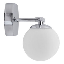 Long Life Lamps Company Modern Indoor 3 Frosted Glass Globe Scone Chrome Wall Light H3080 With Led G9 Warm White - thumbnail 3