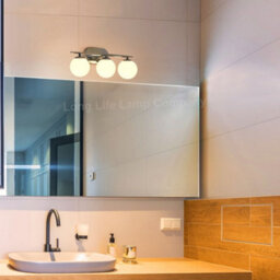 Long Life Lamps Company Modern Indoor 3 Frosted Glass Globe Scone Chrome Wall Light H3080 With Led G9 Warm White - thumbnail 8