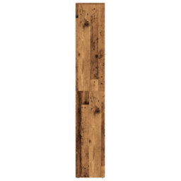 Berkfield Bathroom Cabinet Old Wood 30X30X183.5 Cm Engineered Wood - thumbnail 7