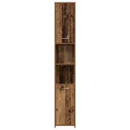 Berkfield Bathroom Cabinet Old Wood 30X30X183.5 Cm Engineered Wood - thumbnail 6