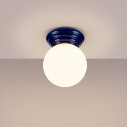 Luminosa Lighting Luminosa Zori Bathroom Ceiling Light Ultramarine 1X G9Ip44 - thumbnail 4