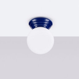 Luminosa Lighting Luminosa Zori Bathroom Ceiling Light Ultramarine 1X G9Ip44 - thumbnail 3
