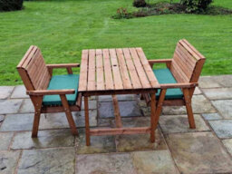 Churnet Valley Garden Furniture Ltd Valley 4 Seat Set 2X2B 1795 Table - thumbnail 5
