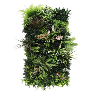 True Products Premium Artificial Green Plant Living Wall Panel 1M X 50Cm - Florence A - image 1
