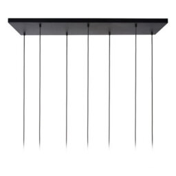 Lucide Maloto 7 Light Bar Ceiling Pendant Amber - thumbnail 5