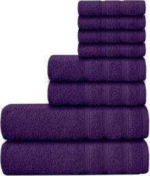 Casabella Luxury 100% Egyptian Cotton Towel Bale 8 Pieces 550 Gsm - thumbnail 1