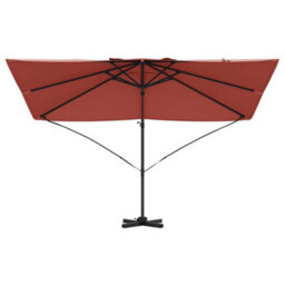 Berkfield Cantilever Roma Parasol Terracotta 352X251X260 Cm Aluminium - thumbnail 5