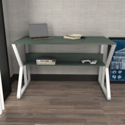 Decorotika Wake Study And Writing Desk Green And White - thumbnail 1