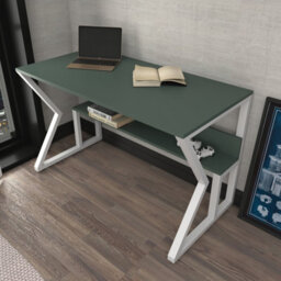 Decorotika Wake Study And Writing Desk Green And White - thumbnail 2