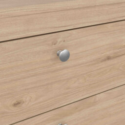 Wyld Haus Gossmere Hickory Oak Effect 3-Drawer Chest Of Drawers Matt Natural Finish - thumbnail 7